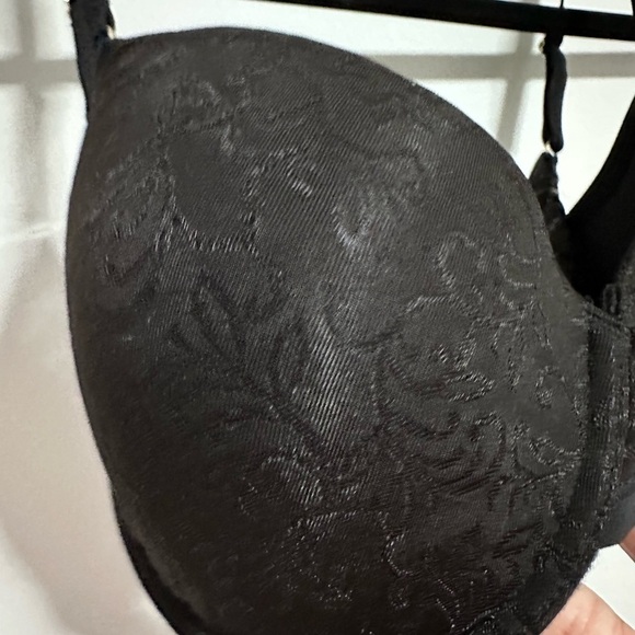 32D Natori 136059 Sheer Jacquard Full Fit Contour Underwire Bra black SW - Picture 3 of 11